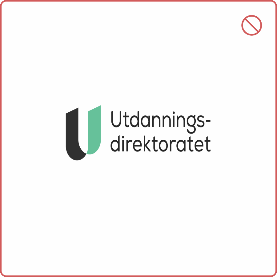 Logo som er for h&oslash;y og smal