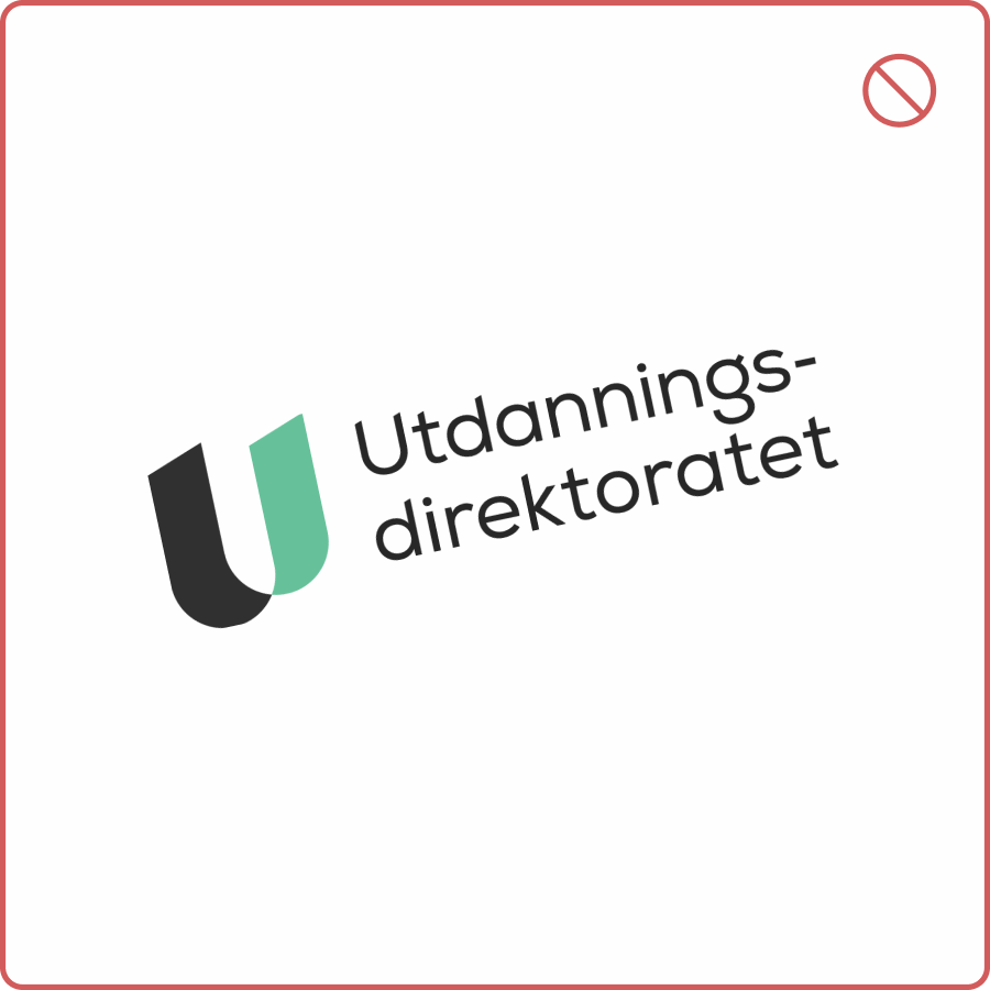 Logo som st&aring;r p&aring; skr&aring;