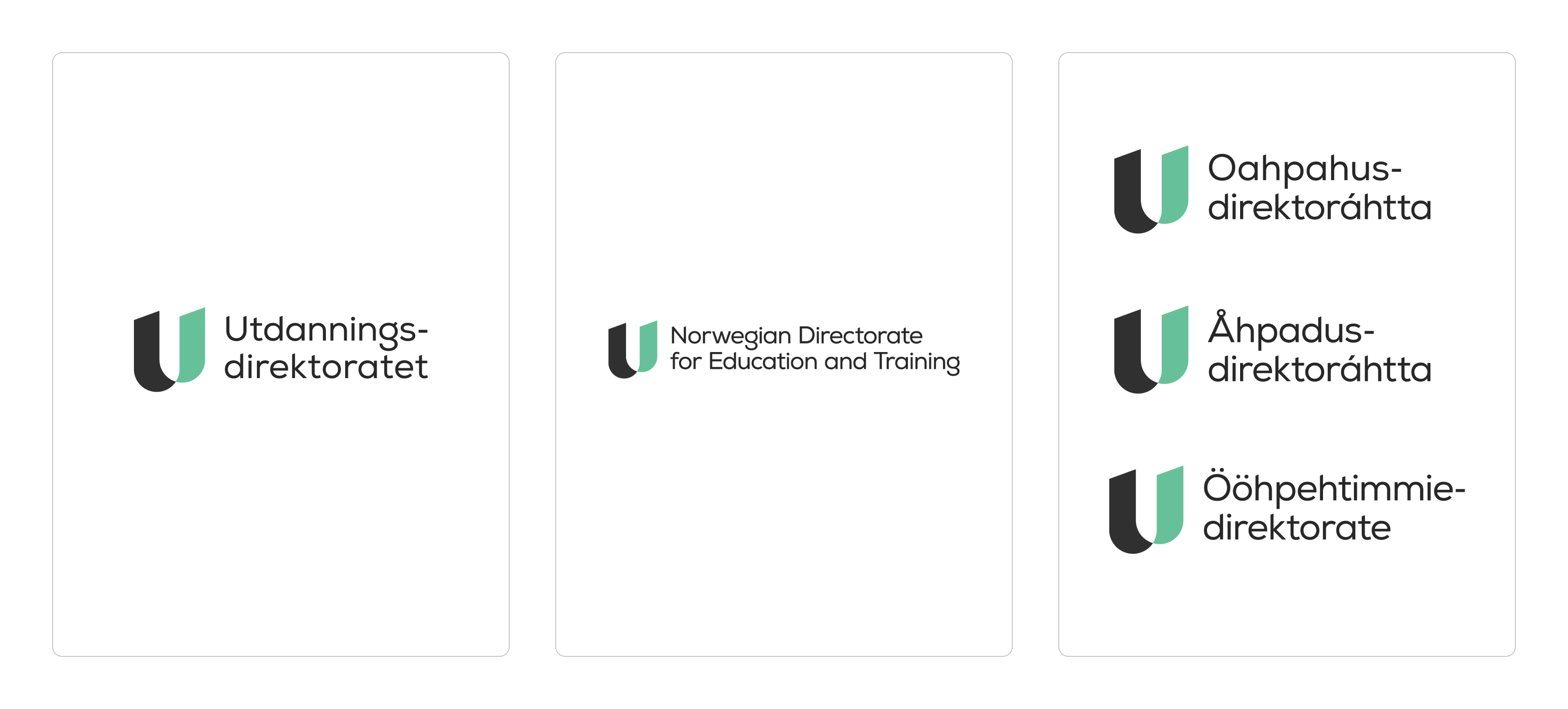 logoer p&aring; norsk, engelsk, nordsamisk, s&oslash;rsamisk og lulesamisk